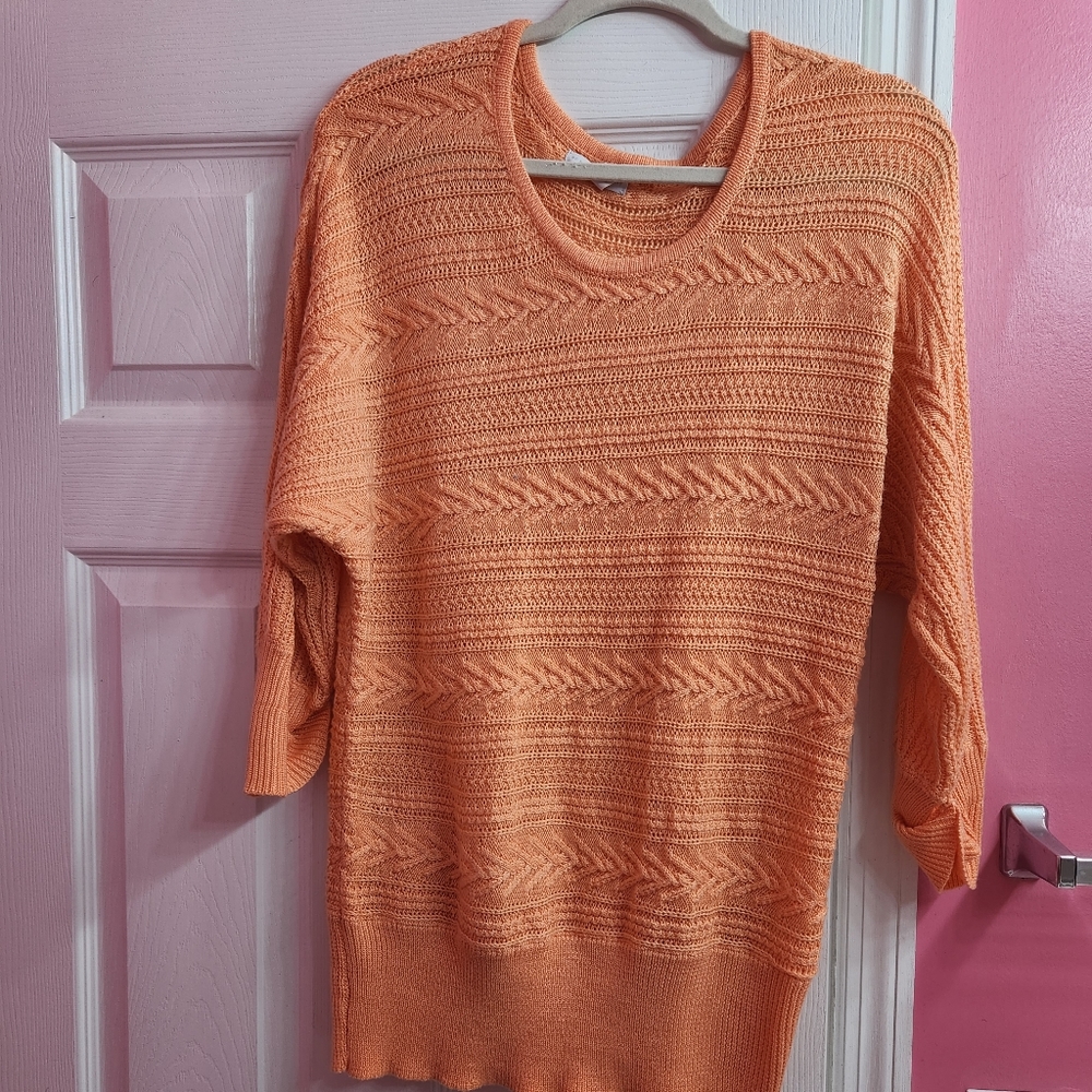 Peach sweater